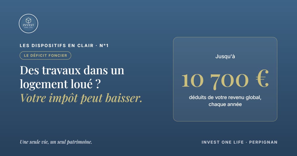 Le déficit foncier – Invest One Life, Perpignan