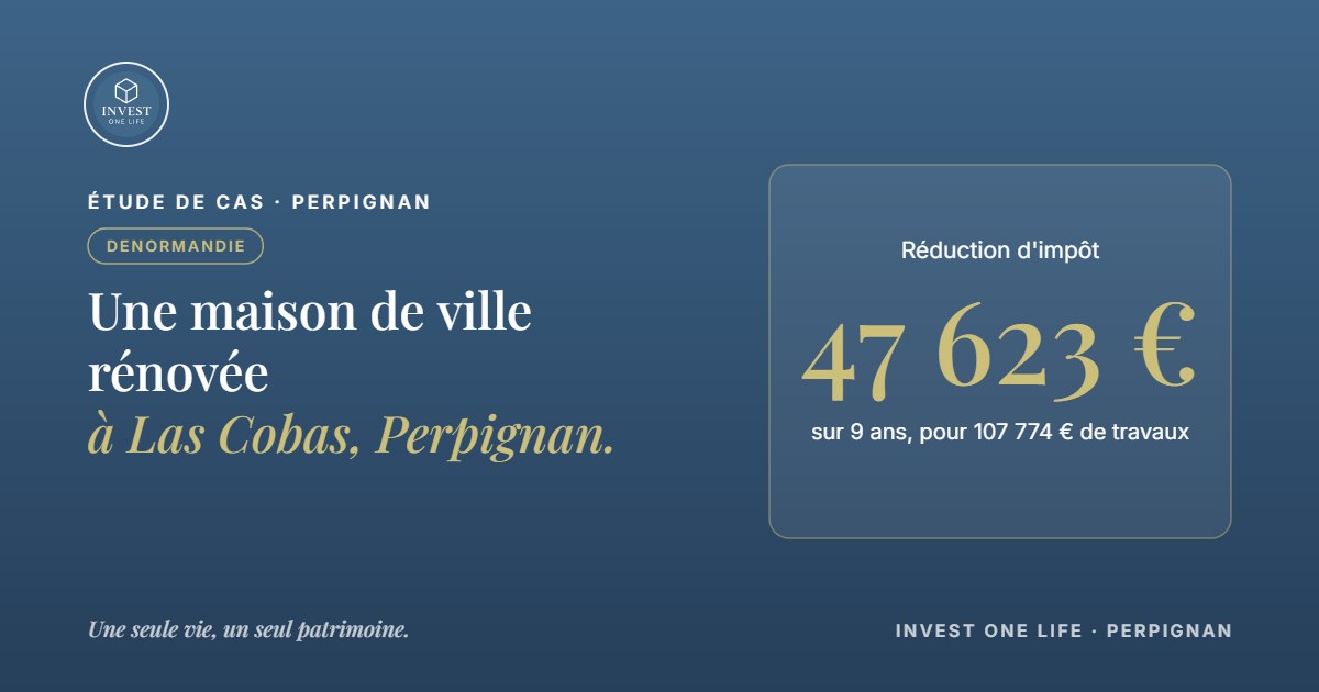 Étude de cas : maison rénovée à Las Cobas – Invest One Life, Perpignan